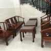 bàn ghế gỗ minh lùn 8 món