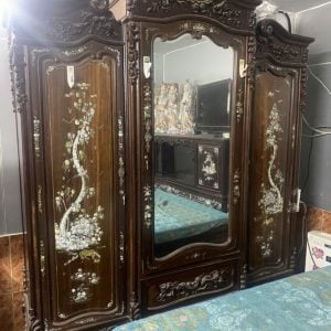 tủ 3 cánh gỗ gụ