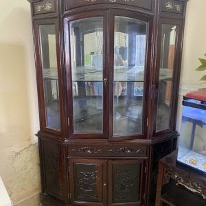 Tủ trưng bày gỗ tự nhiên