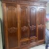 Tủ quần áo 4 cánh gỗ tự nhiên