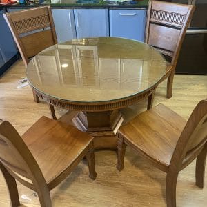 Bộ bàn ăn tròn 5 món